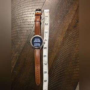 Fossil Smartwatch with Tan Leather Strap